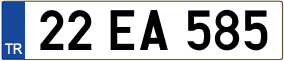 Truck License Plate